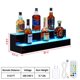 thumbnail image 3 of 2 Niveles 30 Inch Bottle cm de Profundidadisplay Estante Bar Shelves con Remote & App Control 16 Colors 4 Music Modes Acrylic Lighted Bottle cm de Profundidadisplay para Liquor Shelves, 3 of 7