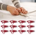thumbnail image 1 of Sewing Scissors, Stainless Steel Blade Comfortable Grip Multifunction Easy To Use Portable Finger Ring Design Yarn Thread Snips 12Pcs  for Tailoring, 1 of 7