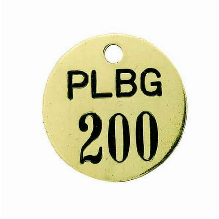 

C.H.-Hanson C.H. Hanson 40125D Cw-brass Valve Tags (76 To 100)