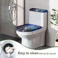thumbnail image 4 of HELLHERO Owl Pattern Cozy for Bathroom Accessories Fits All Toilet Shapes Toilet Cover Soft Universal Elastic Installation, 4 of 8