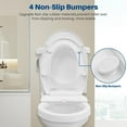 Upgraded One Piece Smart Bidet Toilet, Electric Tankless Toilet with In