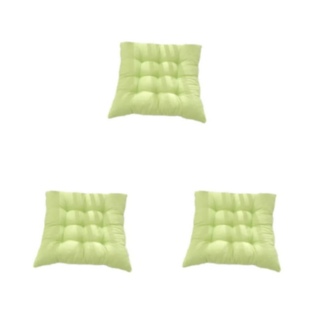 Langgg Coussin Imperméable pour Extérieur Respirant Tissu Polyester Perle Remplissage avec Perle Remplissage pour Libérer la Pression Assis Lumière Verte 3Set
