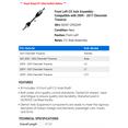 thumbnail image 2 of Front Left CV Axle Assembly - Compatible with 2009 - 2017 Chevy Traverse 2010 2011 2012 2013 2014 2015 2016, 2 of 2