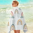 thumbnail image 5 of Tupukom Oversized Beach Towels 29.5"x59" Quick Dry Sand Free Lightweight Beach Towel Cruise Essentials Vacation Accessories Lounge Chair Cover, 5 of 7