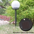 thumbnail image 3 of 2 uds bola Solar al aire libre 30Cm bola de burbuja redonda luz de césped, 3 of 5