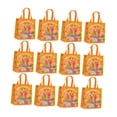 thumbnail image 1 of 12 bolsas de regalo de Pascua reutilizables para huevos de Pascua y decoraciones de Pascua. Naranja, 1 of 9