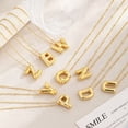 thumbnail image 5 of GOSFRY Letter Necklace for Women 14K Gold Plated Balloon Initial A-Z Pendant Necklace Trendy Dainty Satellite Bead Chain Necklace Personalized Custom Jewelry Gifts, 5 of 7