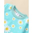 thumbnail image 5 of Suealasg Toddler Girl Spring Outfits Clothes 3M 6M 9M 12M 18M 24M Baby Girl Long Sleeve Floral Print Pullover + Pocket Pants Set 2Pcs Casual Autumn Clothing Set for Infant Newborn Girl, 5 of 9