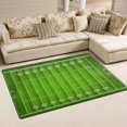 thumbnail image 1 of Sports Competition Outdoor Green Area Rugs, 3x4ft Lawnsoccer Fieldarea Carpet, So Low Pile Breathable Washable Rug, 1 of 5