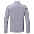 thumbnail image 5 of Mens Sweatshirt Under $10 Men's Dry-Fit Active Quarter Zip Long Sleeve Athletic Performance Pullover Fashion Stand Collar Elasticity Base Layer, 5 of 7