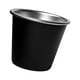 thumbnail image 5 of Vaso de acero inoxidable para acampada, vaso de pinta reutilizable apilable, vaso de agua para interior y exterior, barra de mochilero para el hogar Pequeño negro, 5 of 7