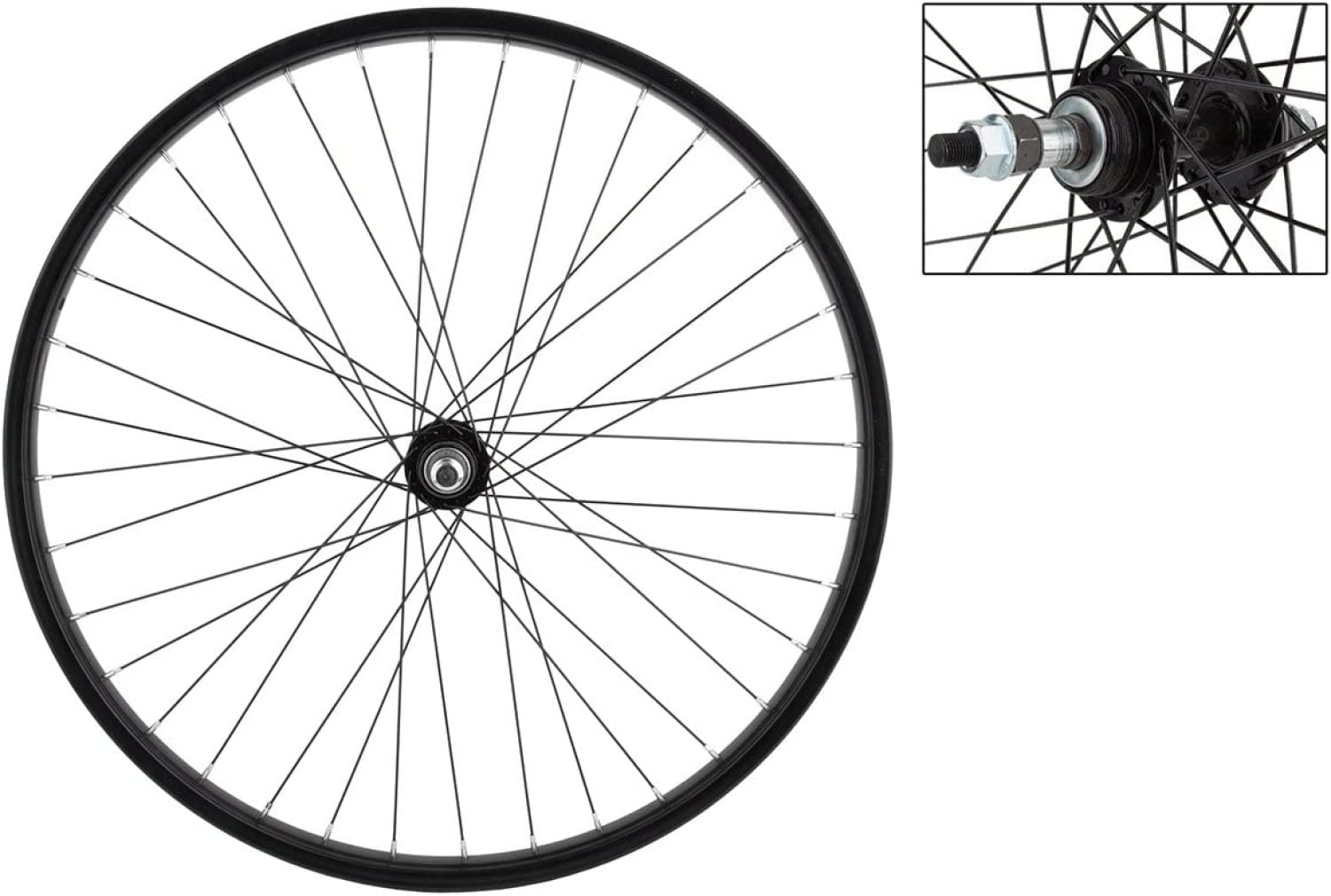 Wheel Master Rear Bicycle Wheel 26 x 1.75/2.125 36H, Steel, Bolt On
