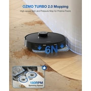 ECOVACS DEEBOT T30S Pro Robot Vacuum and Mop - 11000Pa, ZeroTangle Technology, TruEdge Adaptive Edge Mopping, AI Obstacle Avoidance, Auto-Mop Lifting