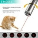 thumbnail image 2 of Cat Toys, Laser Pointer with 5 Adjustable Patterns, USB Recharge Laser, Long Range and 3 Modes Training Chaser Interactive Toy, Dog Laser Toy -GSLA, 2 of 5