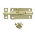 thumbnail image 5 of Bulldog Hardware 4 in. Barrel Bolt, Brass Plated, 1 Pack, 5 of 10