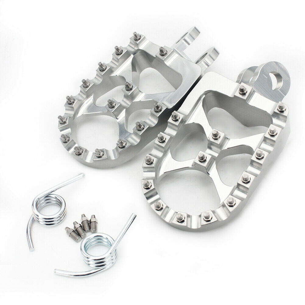 CNC Billet Wide Footpegs Pedals for Suzuki DRZ400E DRZ400S DRZ400SM