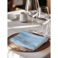 thumbnail image 6 of Blue Cloth Napkins Set of 8 Reusable Dinner Napkins, Modern Abstract Art Ombre Striped Cocktail Napkin Washable Table Napkins for Wedding/Holiday Party/Baby Shower 20"x20", 6 of 7