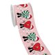 thumbnail image 1 of Cinta de raso de grosgrain estampada con diseño de Bad Bunny de dibujos animados con tema navideño para envolver regalos lazo para el pelo 50 yardas, 1 of 4