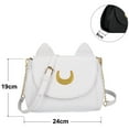 thumbnail image 2 of Cute Cat Purses Pu Leather Stylish Handbags Shoulder Bags, 2 of 6