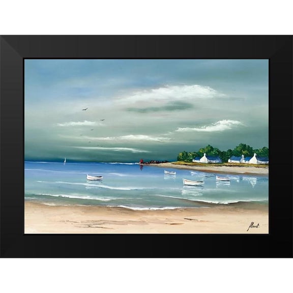 Flanet, Frederic 14x11 Black Modern Framed Museum Art Print Titled - Cote bretonne I