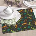 thumbnail image 6 of Dish Drying Mat, Exotic Funny Gecko Lizard Leaves Highly Absorbent Drying Matt Kitchen Counter, Dish Mat Drying Pad Dishes Drainer Mats for Kitchen Counter or Sink, 16 x 18 inch, 6 of 6