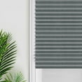 thumbnail image 6 of Yipa 35 x 59 Inch Self Adhesive Cordless Blackout Pleated Blinds Shades for Indoor Window Covers, Non-Woven Room Darkening Curtains, Easy to Install, 1-Pack, Gray, 6 of 13