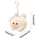 thumbnail image 3 of Llavero de peluche con cola meneante | Llavero de animal de peluche animado | Simulador de mascota interactivo con cascabel | Diseño adorable de panda y perro | Regalo original para niños y adultos, 3 of 5