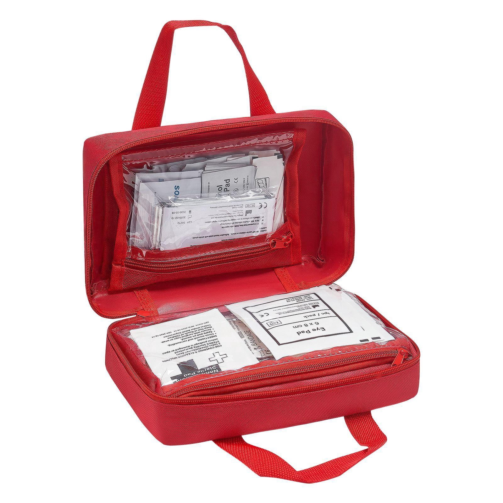 500 Piece First Aid Kit 600D Nylon Large Survival Bag Emergency Medical Supplies for Home Car Office Travel Camping Hiking Sports Outdoor