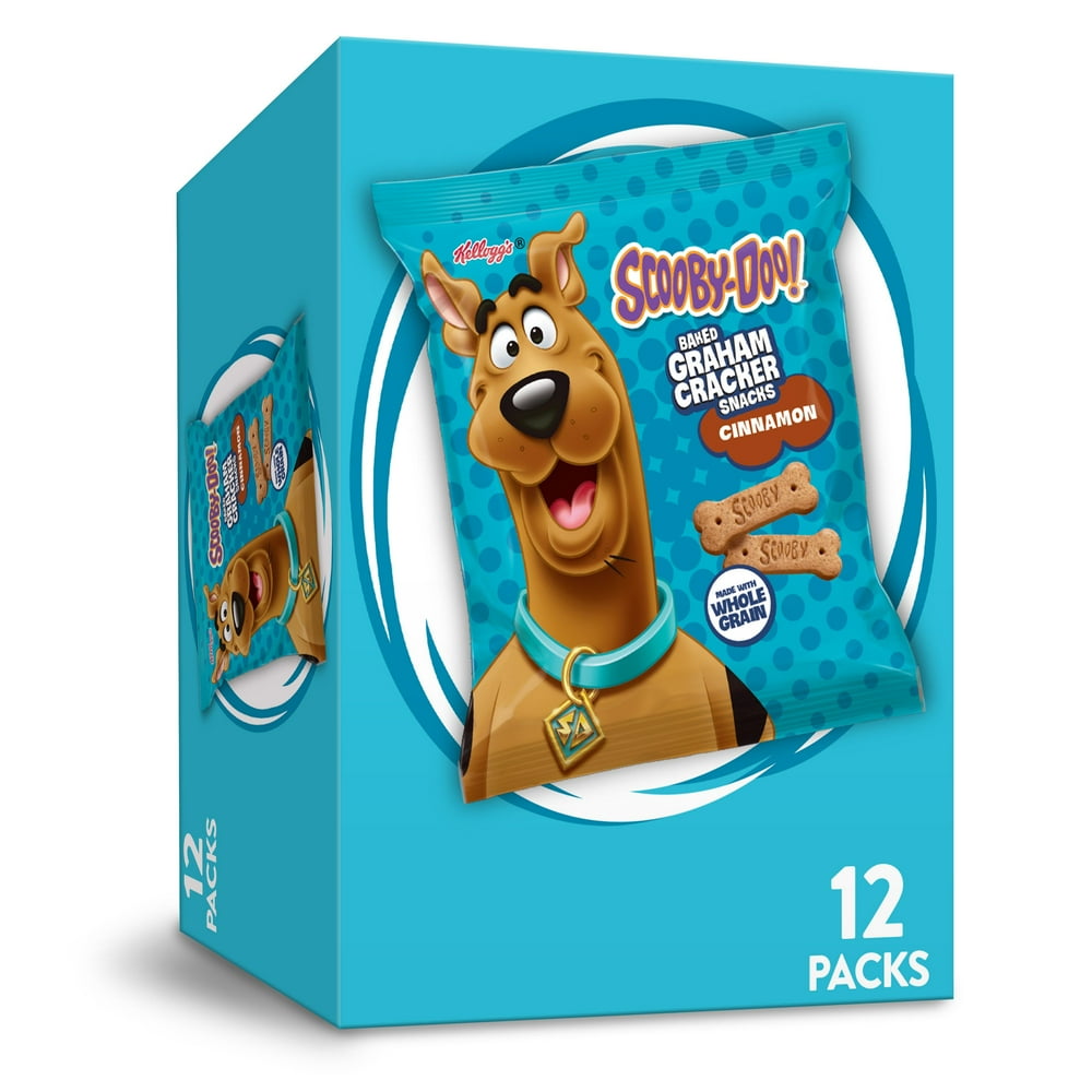 Kellogg's ScoobyDoo! Graham Cracker Sticks, Cinnamon, Lunch Box Snacks
