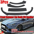 thumbnail image 1 of For Ford Focus RS / ST 2016-2018 Front Bumper Lip Body Kit Spoiler Splitter Wing, 1 of 6