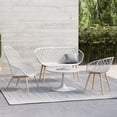 thumbnail image 2 of Jamesdar Kurv Bistro Coffee Table White, Indoor/Outdoor, 2 of 6