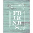 thumbnail image 2 of Murdock, Ramona 26x32 White Modern Wood Framed Museum Art Print Titled - Friends Mason Jar, 2 of 4