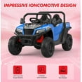 thumbnail image 3 of BeesClover 24V Electric Ride on Dump Truck for Kids, 2-Seater 4WD Remote Control Car with Electric Dump Bed & Shovel, LED Lights, Music Player, Max Speed 5Mph, 3 of 8