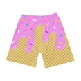 thumbnail image 6 of Abcomgle Swimming Trunks for Boys 6-7 Quick Dry Beach Shorts Kids Cute Ice Cream Drip Graphic Little Boys Bathing Suit Summer Casual Athletic Teen Boys Swim Trunks 5-6 Years,Pink, 6 of 6
