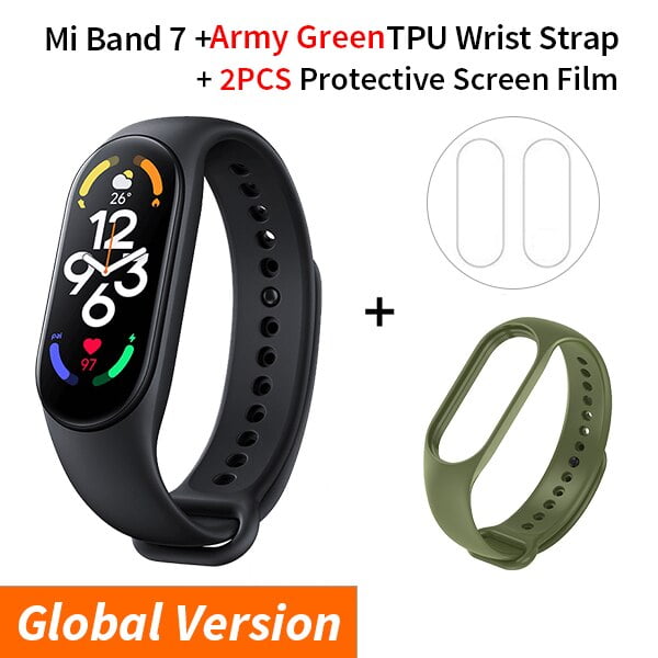Pulsera inteligente Xiaomi Mi Band 7 2022 Más nuevo 1.62quot; Pantalla AMOLED 120 Modos de entrenamiento Pulsera deportiva Reloj inteligente miband 7 PK Band 8 Tan Jianjun unisex