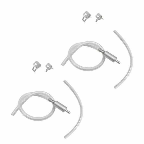 ZEPARO Brake Bleeder Hose - One Way Check Valve Tube Bleeding Tool Kit for Car Motorcycle Clutch (2PC)