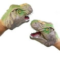 thumbnail image 2 of DPTALR dinosaur Hand Puppet Baby Infant Kid Toy Plush Toys Silica Gel Spoof, 2 of 5