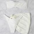 thumbnail image 2 of Edvintorg 3 Piece Swimsuits for Women Print Bandeau Bikini Set Swimsuit with Swim Beach Cover Up Skirt Biquinis 2025 Mujer, 2 of 7