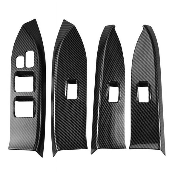 for 2007-2019 Car Inner Window Lift Switch Button Panel Cover Trim Frame Decorative Accessories