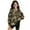 Camo Hunting Forest, variant on Girls Half Zip Sweatshirt with Long Sleeve, Camo Hunting Forest Oversized Sweatshirts for Teen Girl, Fall Fashion Athletic Tops Pullover Jackets for Sports and Daily Wear