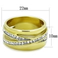 thumbnail image 2 of Women's Stainless Steel High polished 6.70(g) Band Ring, 2 of 4