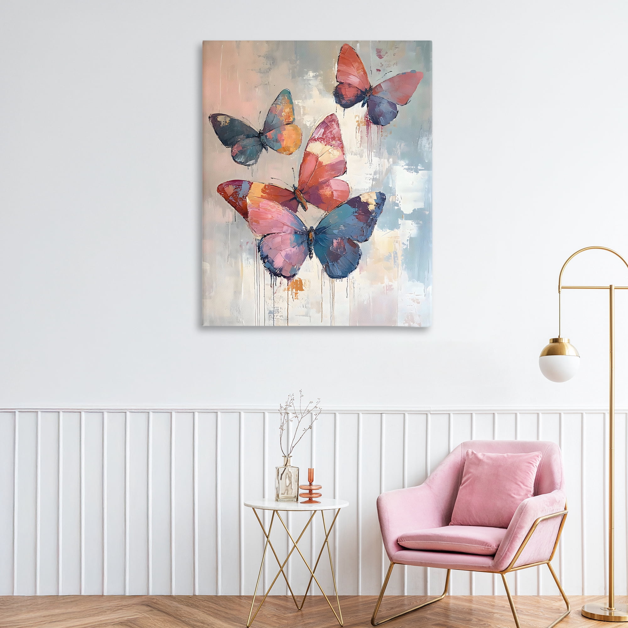 Stupell Industries Butterfly Beauty in Flight Canvas Wall Art, design by Creative Studio