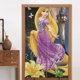 thumbnail image 1 of Cortina de puerta Rapunzel para puerta, cortina opaca con estampado de patrón, cortina divisoria de ambientes, tapiz para decoración del hogar, 34" de ancho x 56" de largo, 1 of 7