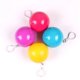 thumbnail image 4 of Yuarrent Chubasquero para niños, abrigo impermeable portátil único para viajes al aire libre, chaqueta de lluvia con bola de plástico para niñas y Paraguas de lluvia amarillo Yuarrent HA005641-01B, 4 of 6