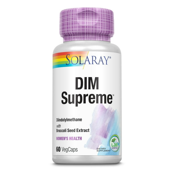 Solaray DIM Supreme 100mg Menopause & Estrogen Metabolism Supplement