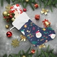 thumbnail image 5 of GZHJMY Cute Cartoon Santa Claus Christmas Stockings 1PCS, Large Xmas Stockings Gift Decorations and Party Supplies,Used for Fireplace Decoration Socks Christmas Tree Decoration, 5 of 7