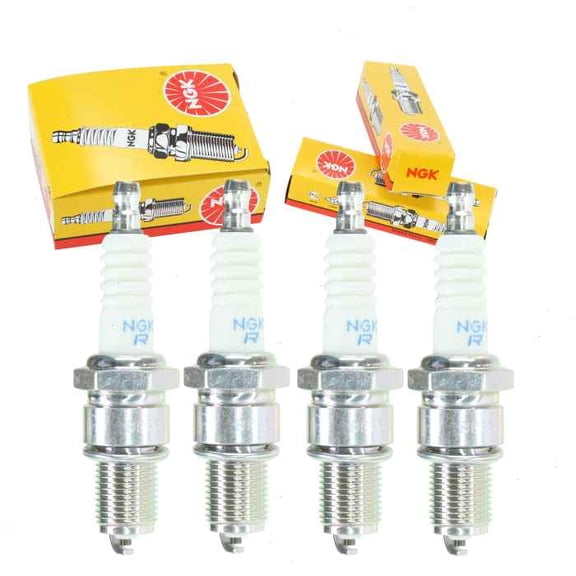 4 pc NGK Standard Spark Plugs compatible with Daewoo Lanos 1.5L L4 1999-2002