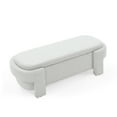 thumbnail image 4 of Upholstered Bench with Large Storage Space for the Living Room white Linen, 4 of 5