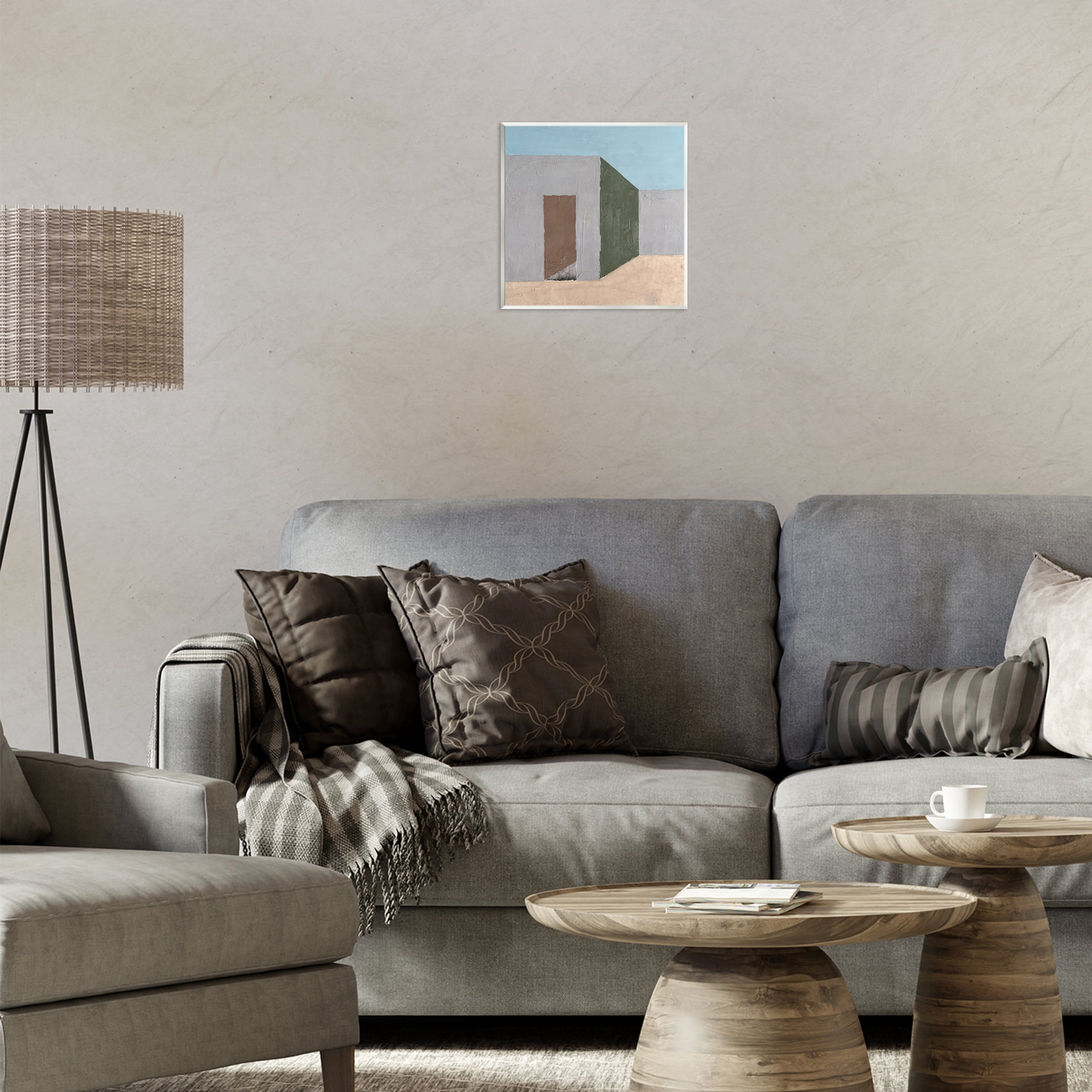 Stupell Industries Southwestern Adobe House Buildings & Architecture Painting Unframed Art Print Wall Art, 12 x 12