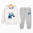 thumbnail image 2 of UAYOTSE Toddler Boy Long‑Sleeve Hoodie Jogger 2‑Piece Matching Outfit, Soft Casual Knit Set for Boys Home Play and Cool‑Weather Short Outings Size 11-12 Years, 2 of 4